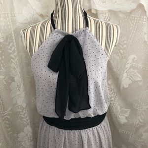 VICTORIA’S SECRET Gorgeous Dot Halter Midi Dress